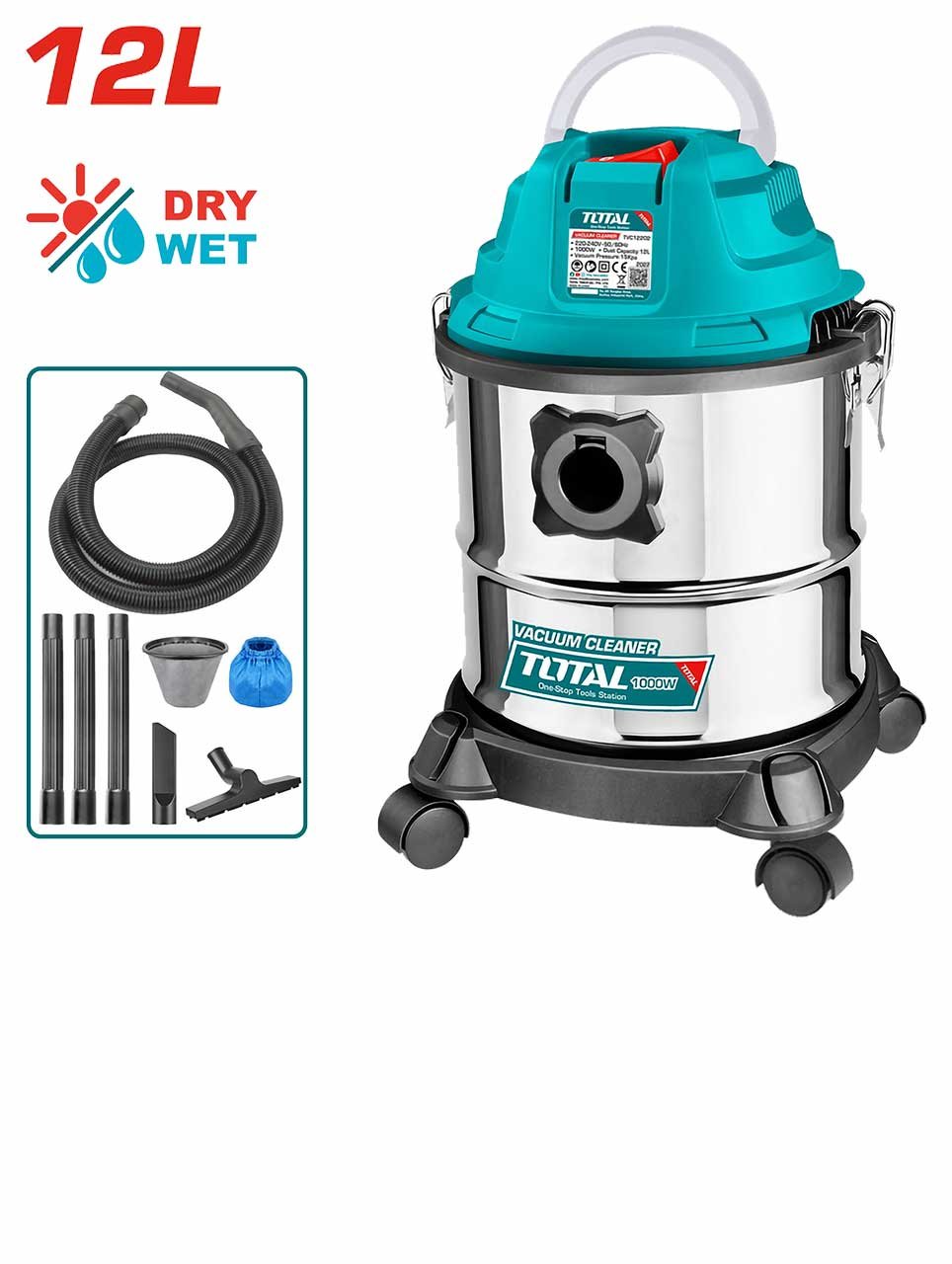 12 Litres Total TVC12202 Vacuum cleaner