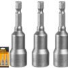 INGCO 3 Pcs impact magnetic nut set