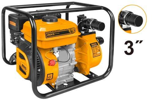 INGCO GWP302 Gasoline water pump 3 inch discharge Port