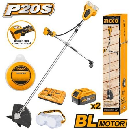 INGCO Lithium-Ion string trimmer and brush cutter