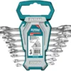 Total THT102386 8pcs double open end spanner set 6-22mm