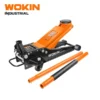 WOKIN low profile trolley Jack - double piston – 3 tones