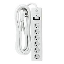 6 Way, 2USB Ports, Power Extension Cable with surge Protection