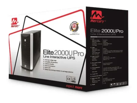 Alternative view of Mercury Elite 2000 Pro 2KVA Offline UPS