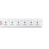 Tronic 6 Way Extension Cable 3 Metres (EC 8866-03)